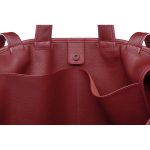 Telfar Leather Large Carry Bag Oxblood