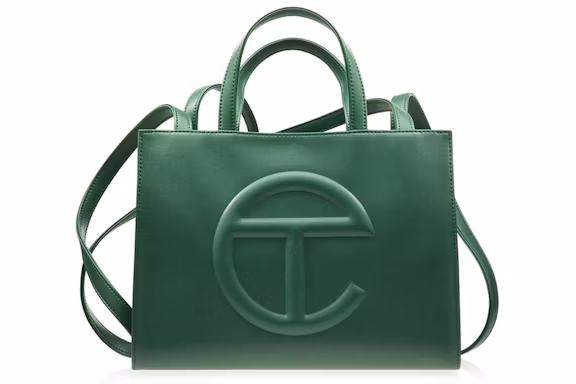 Telfar Shmedium Shopping Bag Dark Olive Telfar Shmedium Shopping Bag Dark Olive