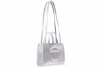 Telfar SHMedium Shopping Bag Silver