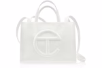 Telfar Shmedium Shopping Bag White